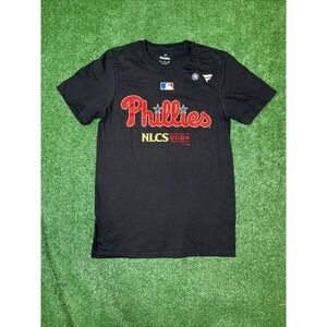 Fanatics Philadelphia‎ Phillies 2024 Postseason T Shirt Men's Small Black NEW